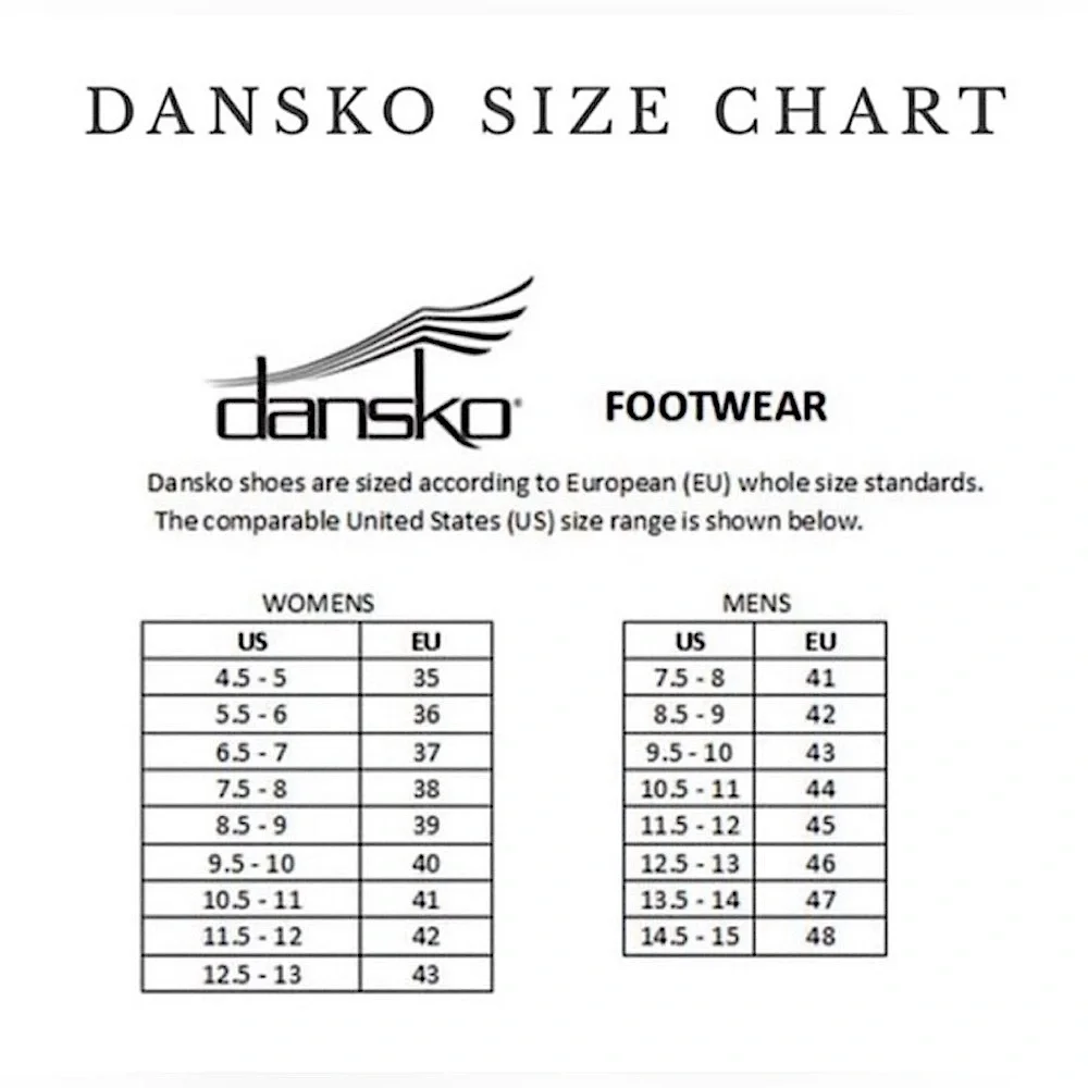 Dansko slip leather